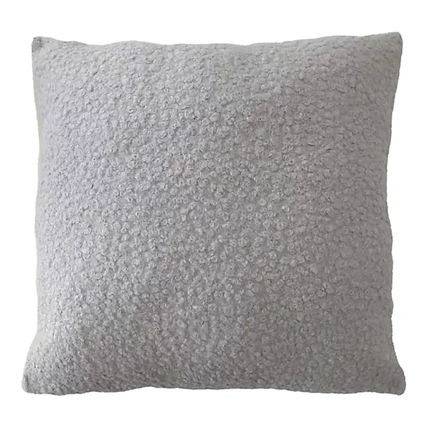 Prix très abordable Castorama Coussin Bouclette L.45 X L.45 Cm Gris 1