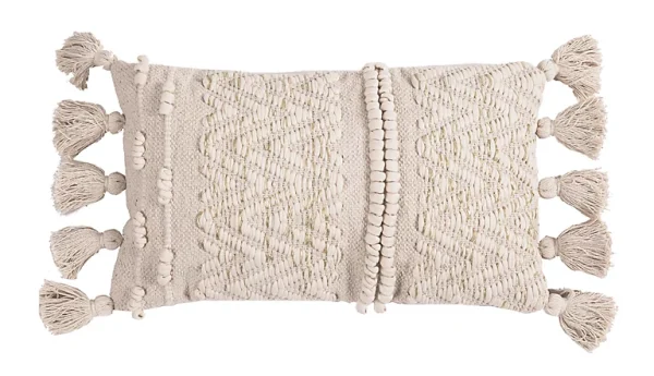 Castorama Coussin Chindi Twist Deko & Coblanc Naturel L.50 X L.40 Cm garantis authentique 1