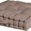 Boutique officielle Castorama Coussin De Sol Chanvre Beige L.45 X L.45 X Ep.10cm 7