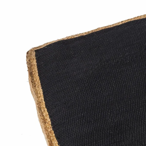 Castorama Coussin De Sol En Jute Chindi Deko & Co Noir L.120 X L.60 Cm soldes luxe 1