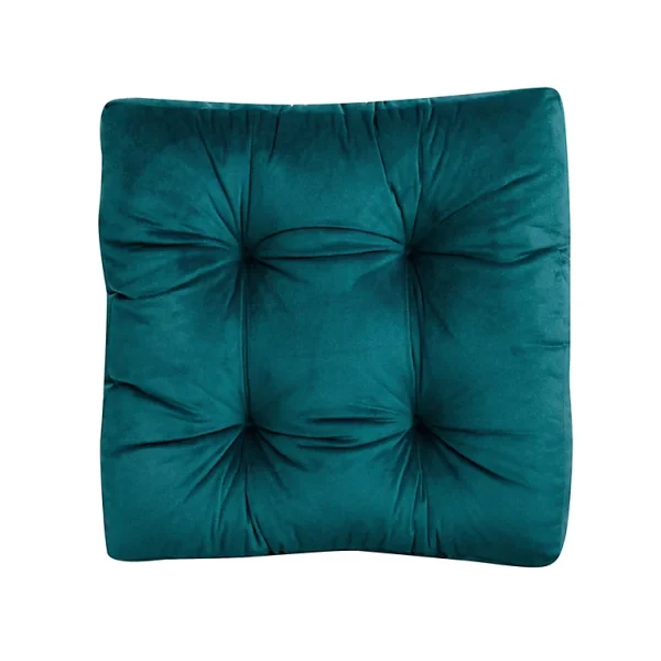 De super promotions disponibles Castorama Coussin De Sol Vally L.50 X L.50 X Ep. 8 Cm Velours Bleu 1