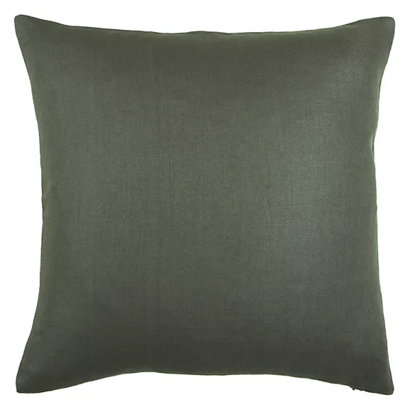 Acheter Maintenant Castorama Coussin Effet Lin Nubia 43x43cm Vert Olive 1