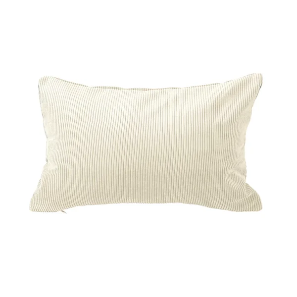 Castorama Coussin Effet Velours GoodHome Carrington 30 X 50 Cm Blanc Authenticité garantie 1