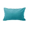 shopping pas cher Castorama Coussin Effet Velours GoodHome Carrington 30 X 50 Cm Bleu 5