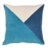 offre spéciale Castorama Coussin Effet Velours GoodHome Orozco 45 X 45 Cm Bleu 5