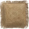 aux meilleurs prix Castorama Coussin Fringes Deco&Co Naturel Naturel L.40 X X L.40 Cm 5