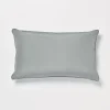 marque pas cher Castorama Coussin GoodHome Klama Bleu Gris 30 X 50 Cm 5