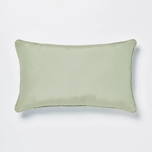 outlet Castorama Coussin GoodHome Klama Vert Bleu 30 X 50 Cm 1