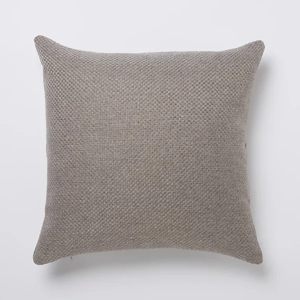 à prix réduits Castorama Coussin GoodHome Kosti Gris 45 X 45 Cm 1