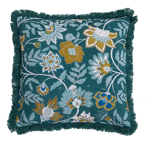 outlet soldes Castorama Coussin Indiana Deco&Co Vert Pin L.340 X L.40 Cm 1