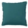 Castorama Coussin Lin Deko & Co Deep Lake Bleu L.45 X L.45 X Ep.3cm prix le plus bas 7