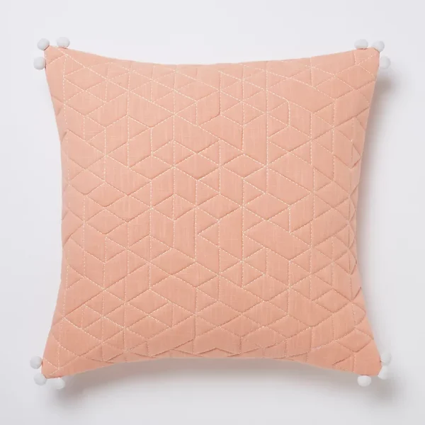 prix de gros Castorama Coussin Paddy Rose 45 X 45 Cm 1