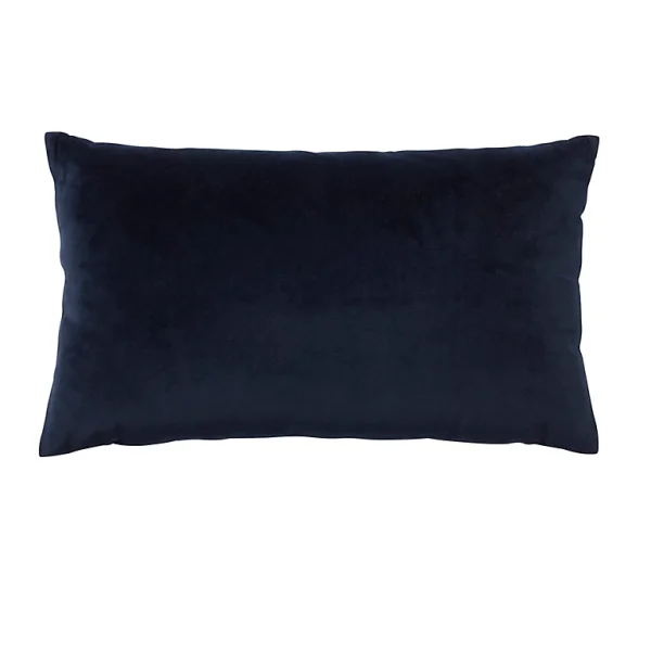 soldes Castorama Coussin Velvet Valgreta 30×50 Cm Bleu 1