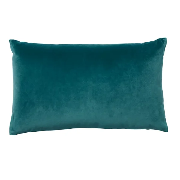 magasin pour Castorama Coussin Velvet Valgreta 30×50 Cm GoodHome Vert 1