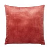 à prix réduits Castorama Coussin Zircon GoodHome Vieux Rose L.45 X L.45 Cm 5