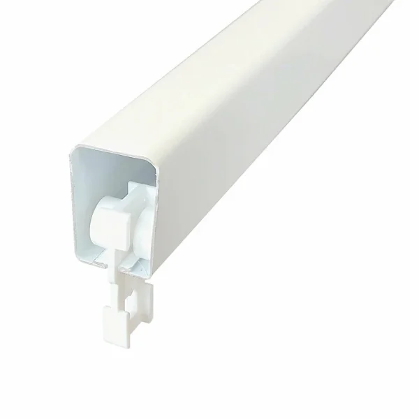 site officiel Castorama Double Rail à Rideaux Orciel 24×16 Cm 1,4m Blanc 1