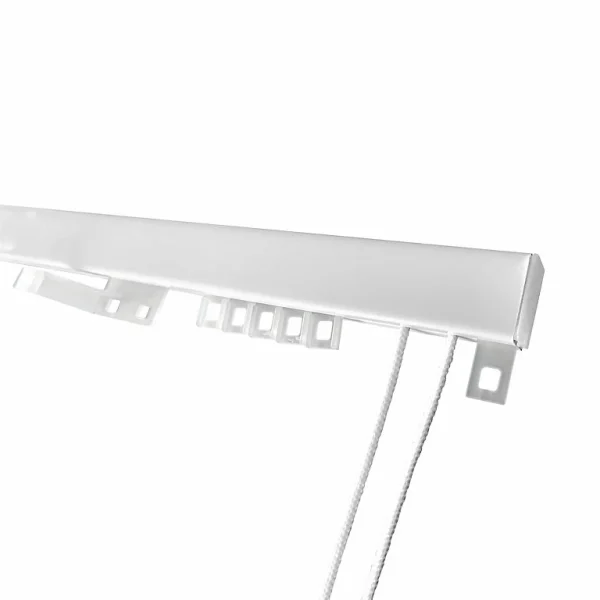 Satisfait ou Remboursé Castorama Double Rail à Rideaux Orciel 24×16 Cm 1,8m Blanc 1