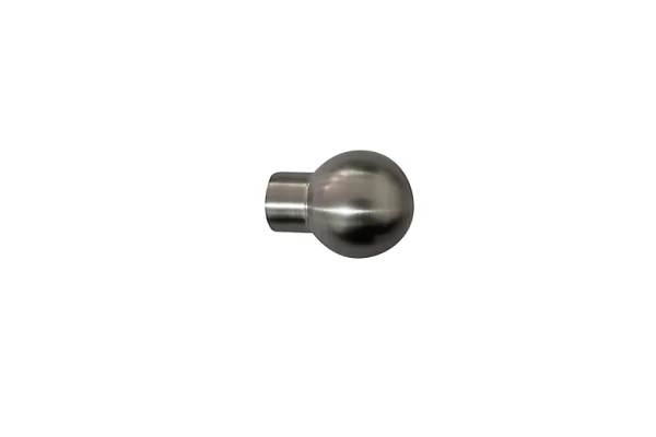 comparez les prix Castorama Embout Boule Pour Barre à Rideau GoodHome 16 mm Athens Gris 1