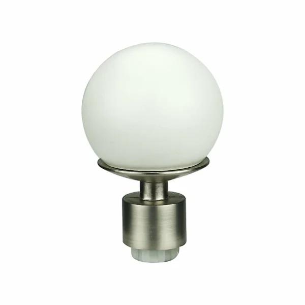 Castorama Embout Boule Pour Barre à Rideau GoodHome 19 mm Anafi Blanc bas prix 1