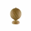 garantis authentique Castorama Embout Boule Striée Pour Barre à Rideau GoodHome 28 mm Symi Naturel 5