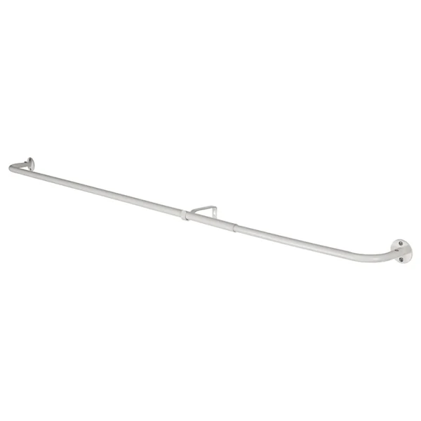 Castorama Ensemble Barre à Rideau Industriel Extensible Blanc Anafi GoodHome L. 120/210 X Ø16/19 Cm Livraison internationale 1