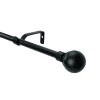 vente chaude Castorama Kit De Tringle à Rideau Extensible Embout Boule Araxos GoodHome 120/210 Cm, Ø16/19 Mm Noir 7