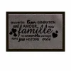 magasin pas cher Castorama Paillasson Gris 40 X 60 Cm Famille 7