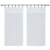 magasin en ligne france Castorama Paire De Rideau Vitrage Callaly Blanc L.45 X H.90 Cm 7