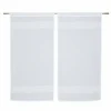 Promotio de vente Castorama Paire De Rideau Vitrage Chana Blanc L.60 X H.120 Cm 5