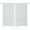 destockage Castorama Paire Vitrage Wanda Blanc Et Argent 58 X 145 Cm 7