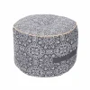 De super promotions disponibles Castorama Pouf Rond Slub Deco&Co Gris Ambroise H.30 X L.40 Cm 5