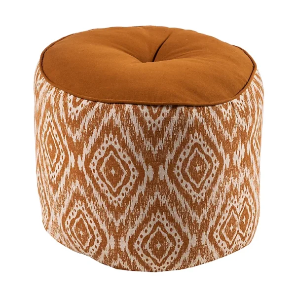 Castorama Pouf Togo Camel Deco&Co Ø40 X H.30 Cm magasin en ligne france 1