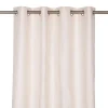 france Castorama Rideau Effet Lin Nubia 130 X 260 Cm Blanc 5