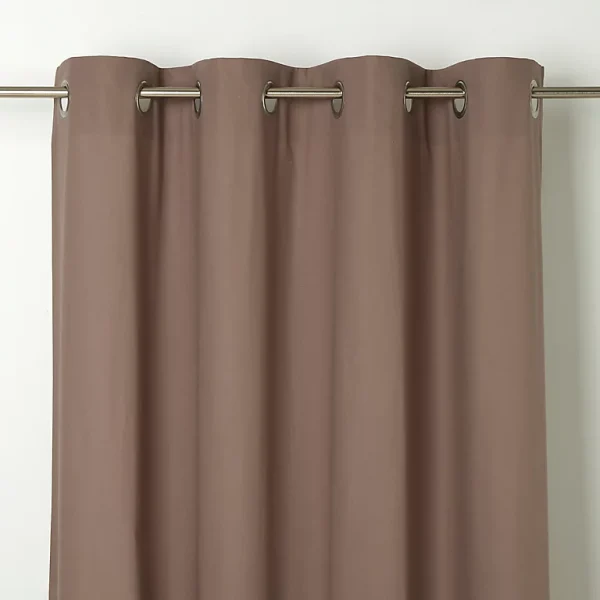 REMISE allant jusqu. Castorama Rideau GoodHome Hiva Marron 140 X 260 Cm 1