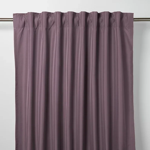 à prix imbattables Castorama Rideau GoodHome Klama Violet Clair L.140 X H.260 Cm 1