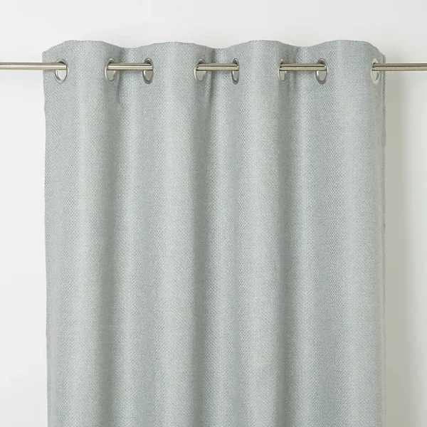 magasin solde Castorama Rideau GoodHome Kosti Vert De Gris 140 X 260 Cm 1