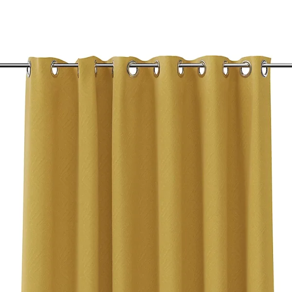 Castorama Rideau Intérieur Effet Jacquard Ethnique Jaune GoodHome L. 260 Cm X L. 140 Cm en vente 1