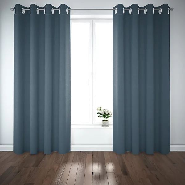 Castorama Rideau Novan 140×260 Cm Bleu Nuit GoodHome soldes de Noël 1