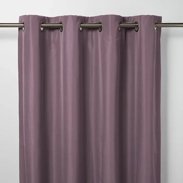 qualité supérieure Castorama Rideau Occultant GoodHome Klama Violet Clair 140 X 260 Cm 1