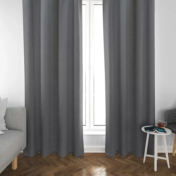 Castorama Rideau Occultant Phonique Louca L.240 X L.140 Cm Gris design à la mode 1