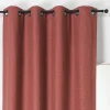 magasin en ligne Castorama Rideau Occultant Thermique Boreal Linder Terracotta L.280 X L.140 Cm 5