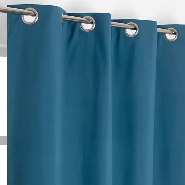 qualité d’originales Castorama Rideau Thermique Alanis Bleu L.240 X L.138 Cm 1