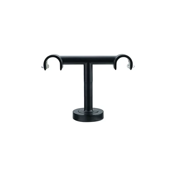 magasin pas cher Castorama Support Double Plafond Pour Barre à Rideau GoodHome 19 mm Araxos Noir 1