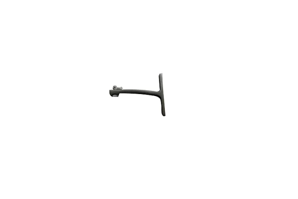 en ligne Castorama Support Simple Pour Rail à Rideau GoodHome 10 cm Athens Gris 1