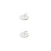 Castorama Supports Ronds Pour Barre De Vitrage Nisis GoodHome X 2 Blanc Mat grande popularité 7