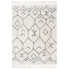 Castorama Tapis Berber Frange Motif Berbère 150 X 200 Cm Noir Et Blanc SOLDES TOUT À 7