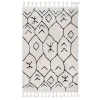 Castorama Tapis Berber Franges Motif Berbère 100 X 150 Cm Noir Et Blanc vente à bas prix 5