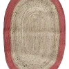 Castorama Tapis Bombay Jute Rouge Et Naturel 120 X 180 Cm mode 5