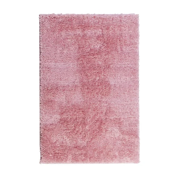 vente pas cher Castorama Tapis Cocoon Rose 100 X 150 Cm 1