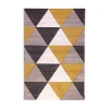 boutiqued en ligne Castorama Tapis Design Grands Triangles 150 X 200 Cm 5